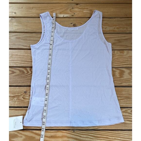 NWT Jacques Wei Sheer Tank Top Size Medium Women’s Light Purple - Picture 8 of 9